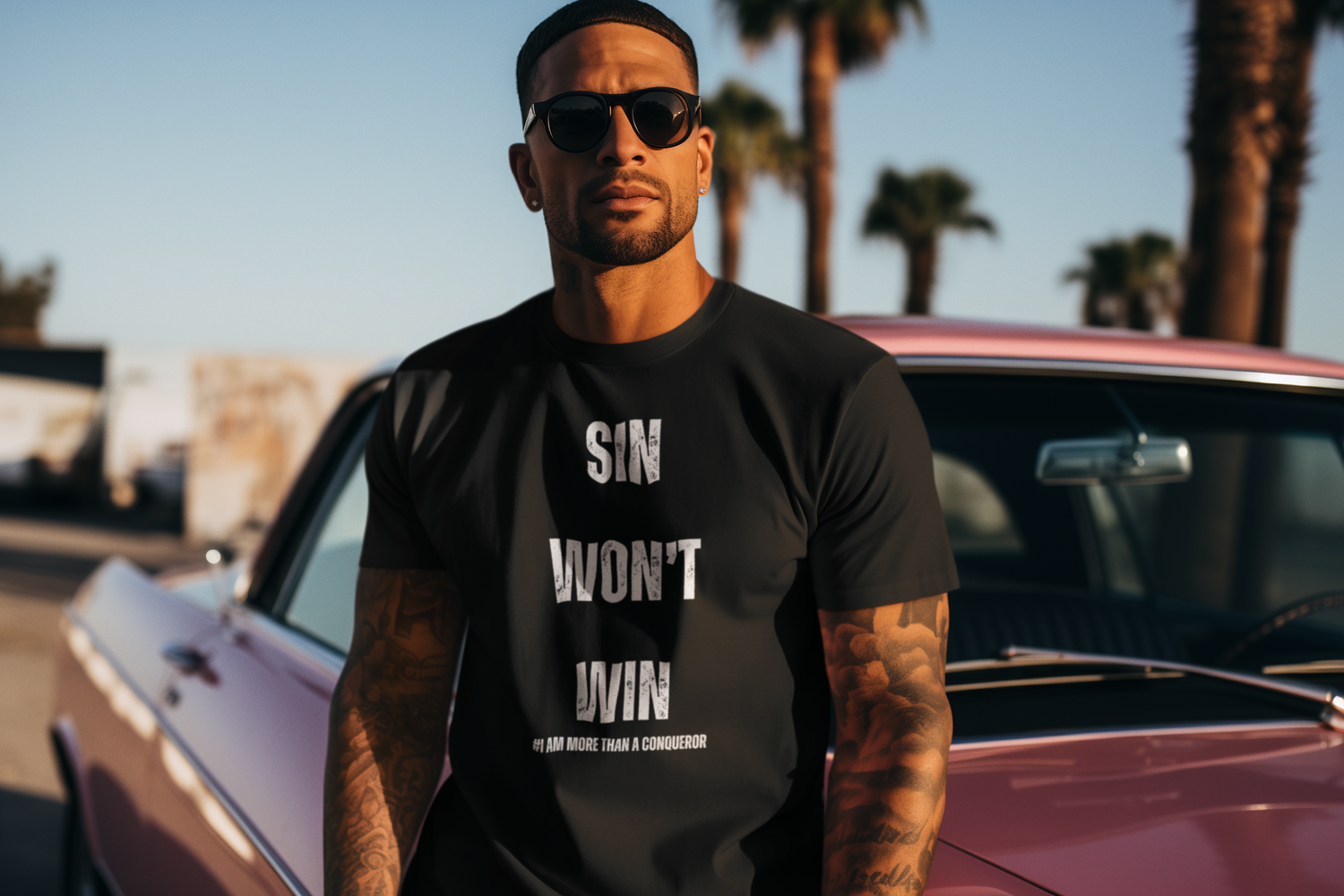 Men's T-Shirt (Sin Won't Win)